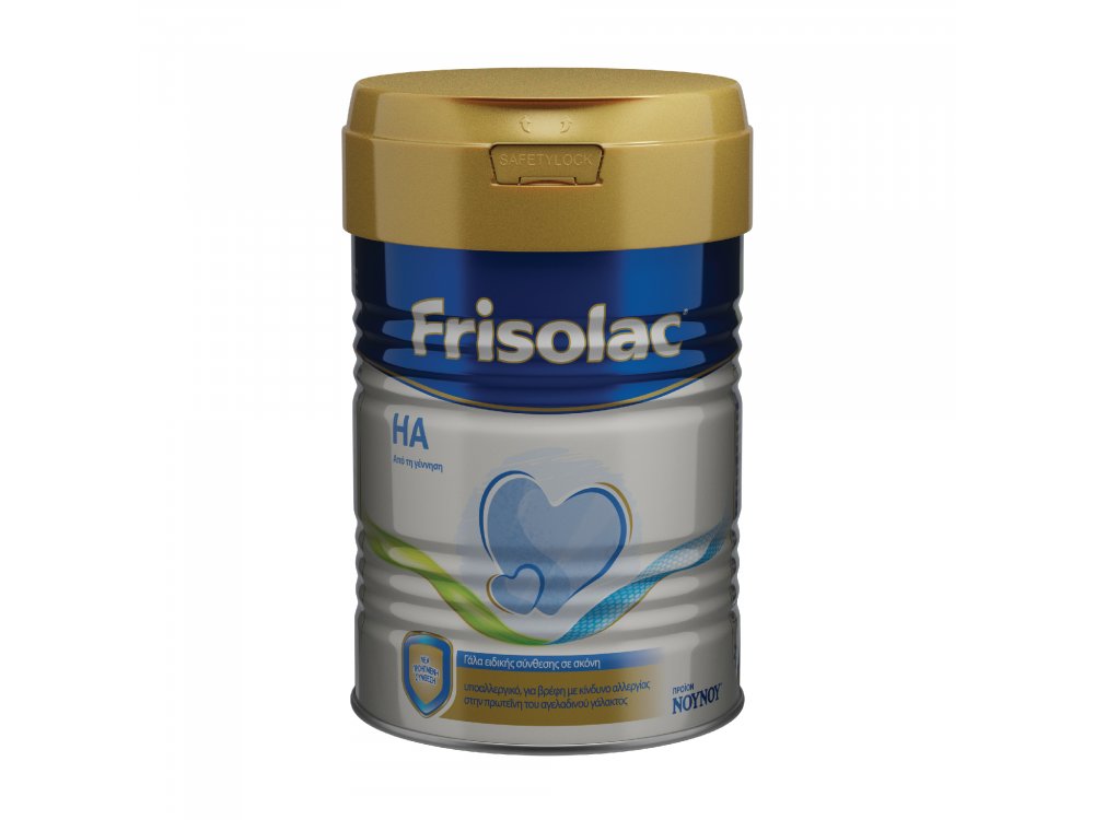 Frisolac HA, για Βρέφη με Αλλεργία στην Πρωτεϊνη του Αγελαδινού Γάλακτος, 400gr