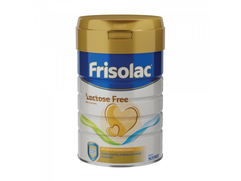 Frisolac Lactose Free, Βρεφικό Γάλα Ελεύθερο Λακτόζης, 400gr