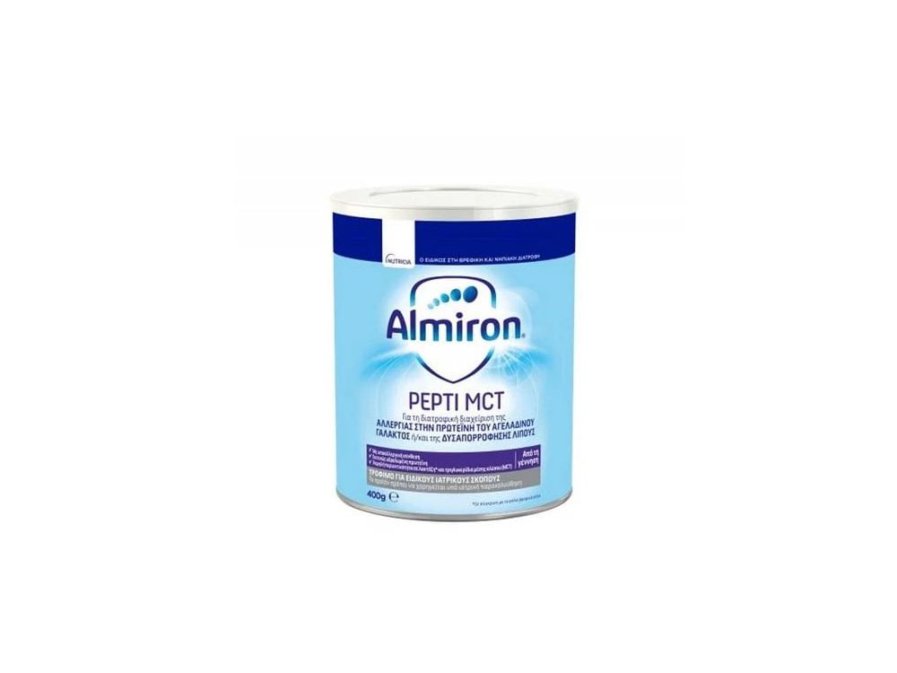 Almiron Pepti MCT Γάλα για Βρέφη με Διαγνωσμένη Αλλεργία στην Πρωτεΐνη του Αγελαδινού Γάλακτος, 400gr