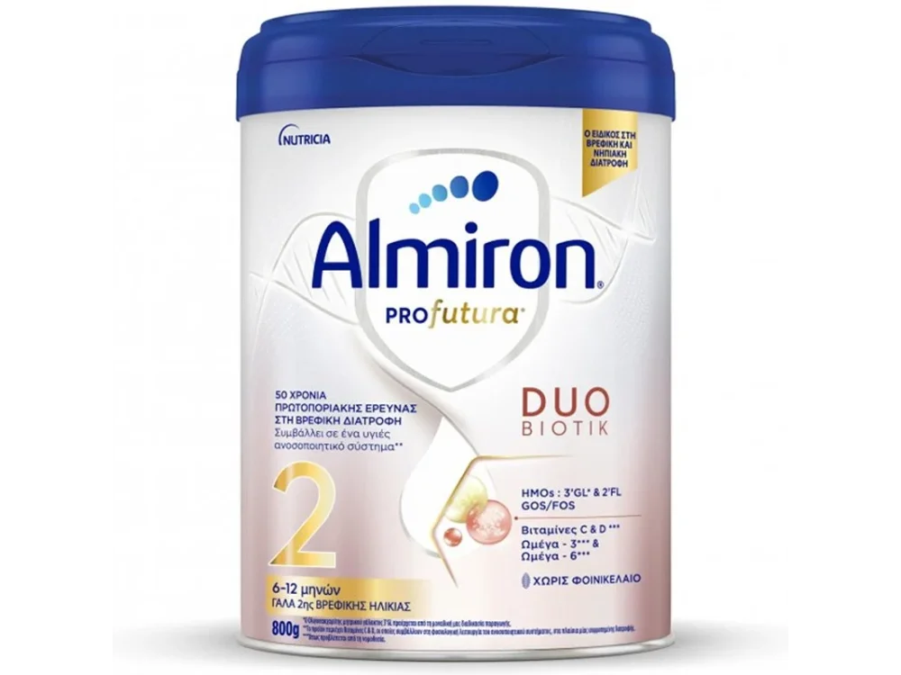 Almiron Profutura 2, Βρεφικό Γάλα σε Σκόνη Δεύτερης Ηλικίας Άνω των 6 Μηνών, 800gr