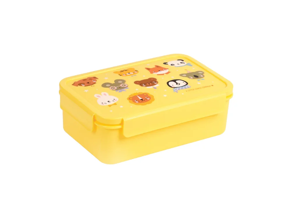A Little Lovely company, Δοχείο φαγητού Bento Lunch box Animal Friends, 1τμχ