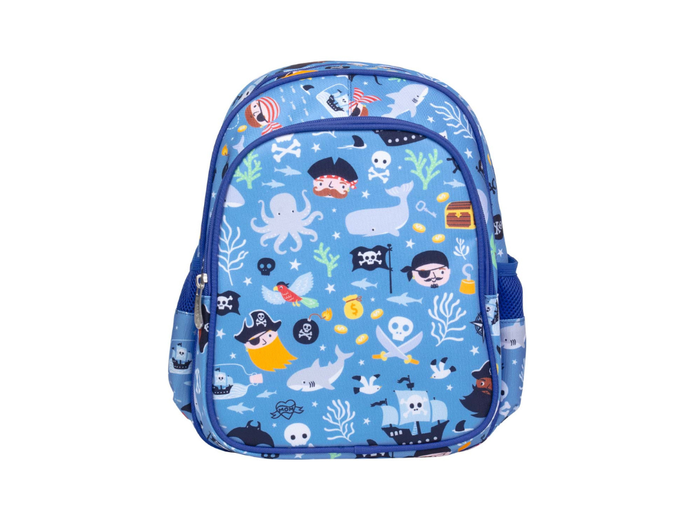 A Little Lovely Company Pirates, Σχολική Τσάντα Πλάτης Νηπιαγωγείου με Ισοθερμική Θήκη, 1τεμ