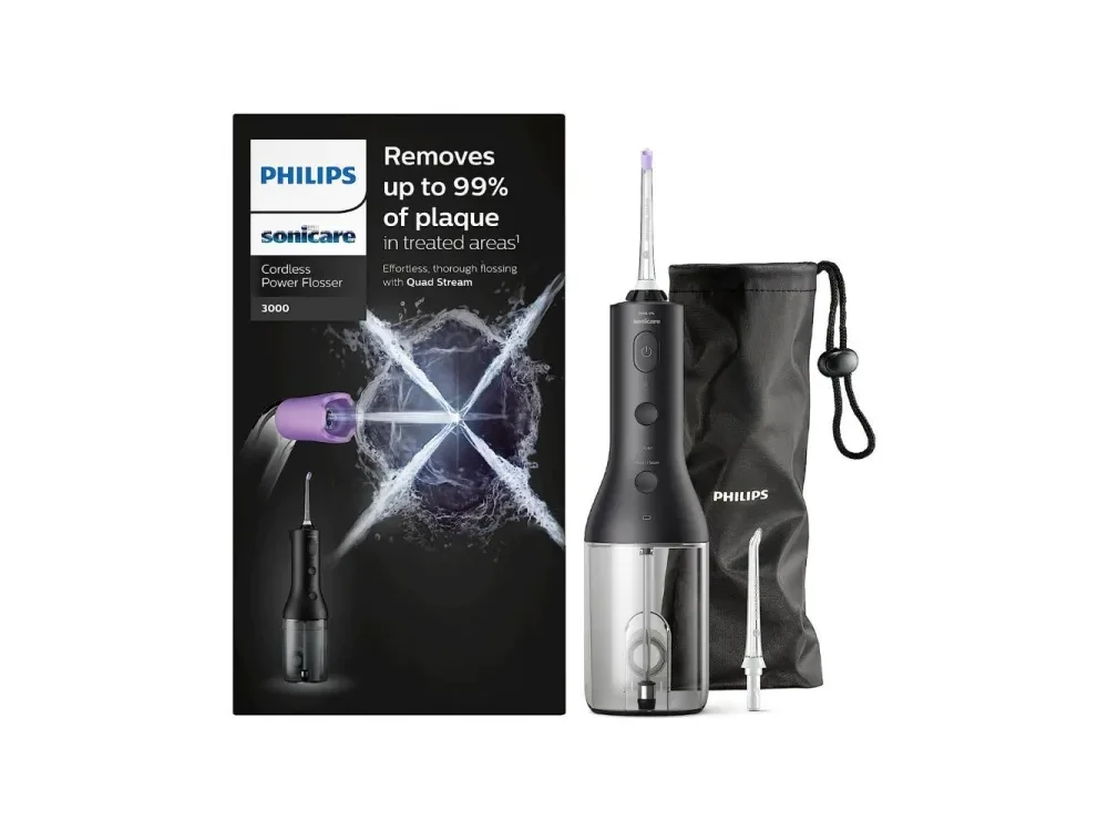 Philips Sonicare Power Flosser 3000 HX3806/33 Ηλεκτρικό Oδοντικό Nήμα, 1τμχ
