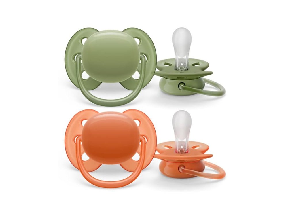 Philips Avent Ultra Soft SCF093, Ορθοδοντική Πιπίλα Σιλικόνης 18m+, 2τεμ