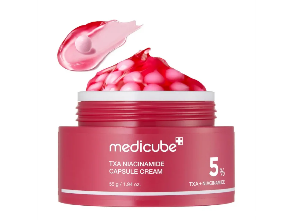 Medicube TXA Niacinamide Capsule Ενυδατική & Αναπλαστική Κρέμα Προσώπου κατά των Ατελειών & της Ακμής με Υαλουρονικό Οξύ & Νιασιναμίδη 55gr