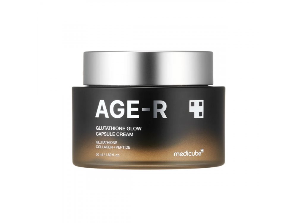 Medicube Glutathione Glow Capsule Cream – Ενυδατική & Συσφικτική Κρέμα λάμψης με κάψουλες Γλουταθειόνης, 50ml