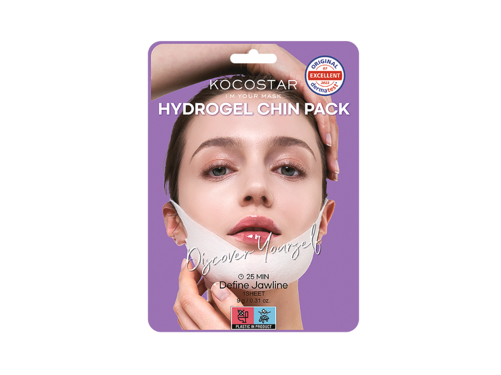 Kocostar Hydrogel Chin Mask Μάσκα Σύσφιξης για το Πηγούνι, 1τμχ