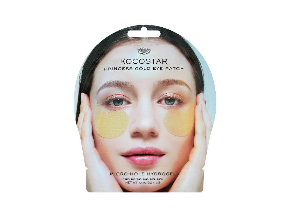 Kocostar Princess Gold Eye Patch, Επιθέματα Ενυδάτωσης Ματιών, 1 ζεύγος