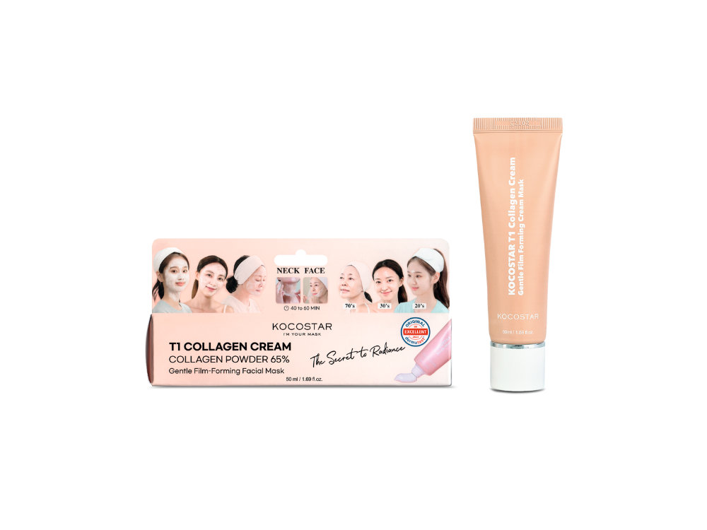 Kocostar T1 Collagen Cream, Μάσκα Κολλαγόνου σε Μορφή Φιλμ, 50ml