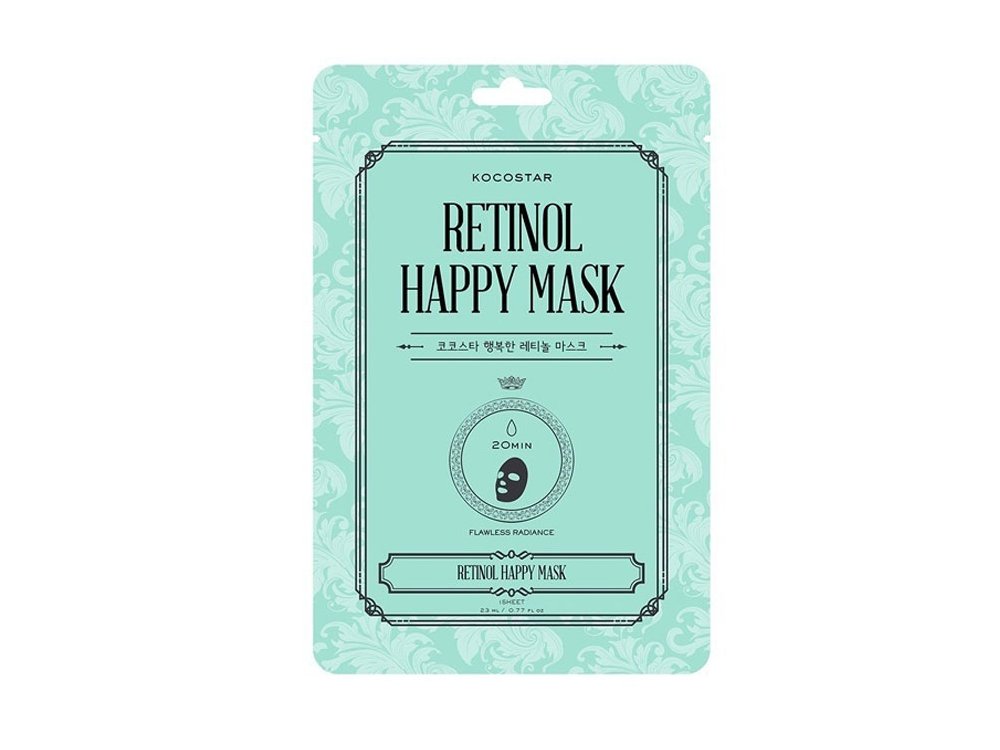 Kocostar Retinol Happy Mask, Μάσκα Προσώπου με Ρετινόλη, 1τμχ