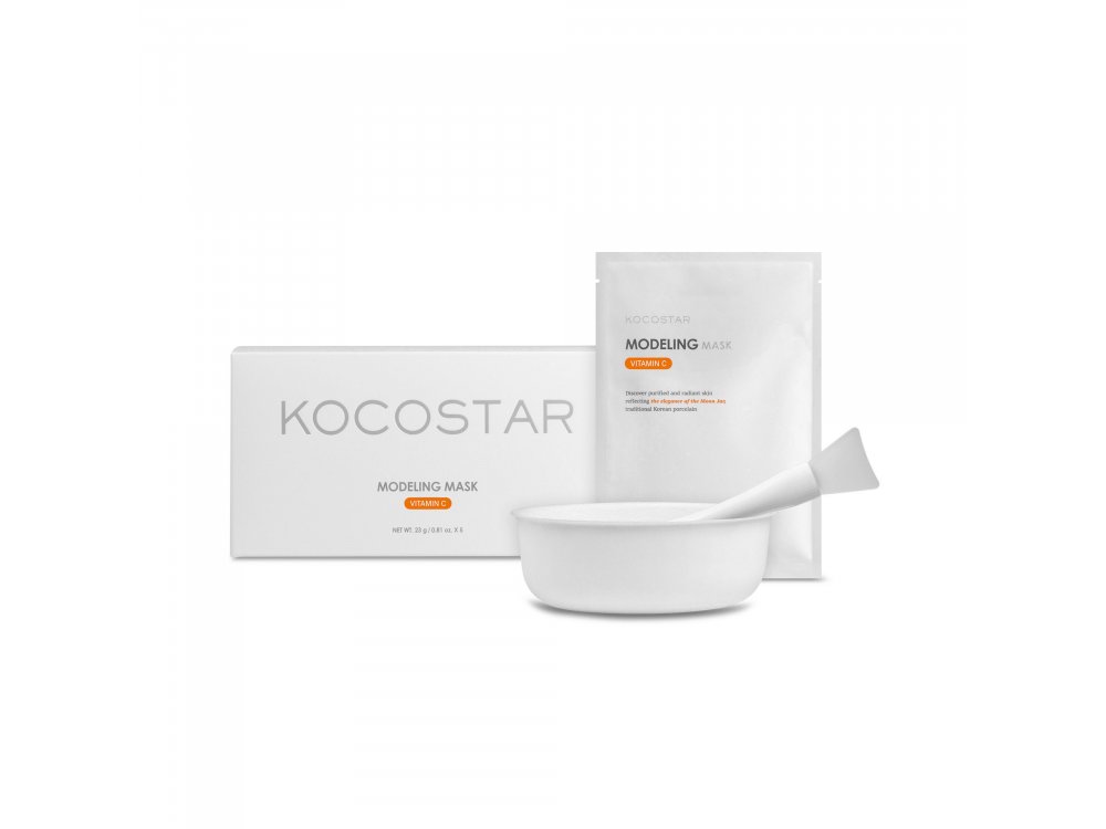Kocostar Modeling Vitamin C, Μάσκα Προσώπου για Λάμψη, 5τεμ