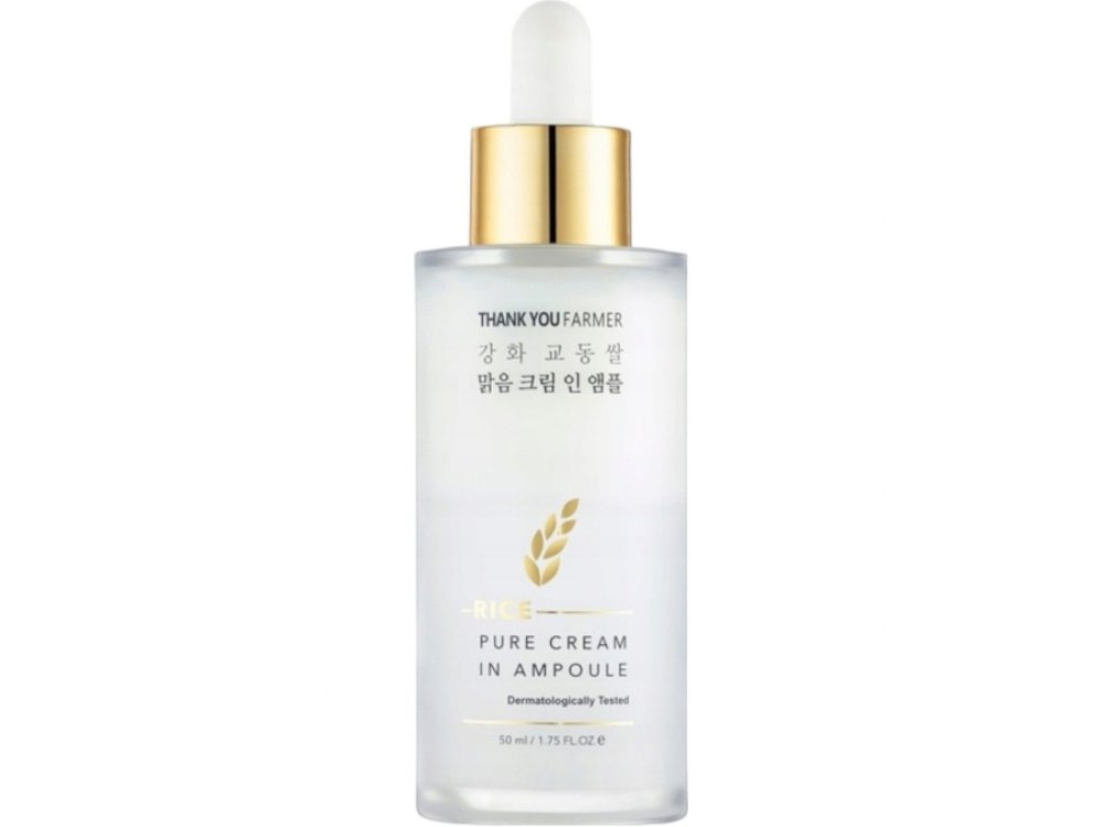 Thank You Farmer Rice Pure Cream In Ampoule, Κρέμα Σε Ορό, 50ml