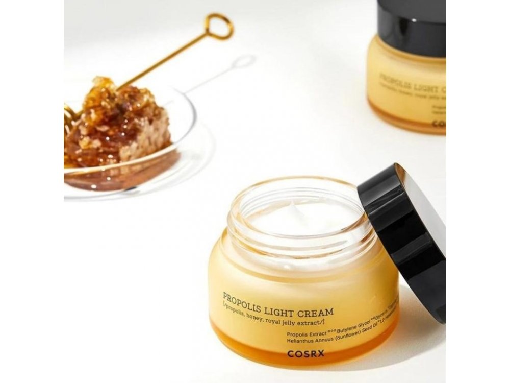 Cosrx Full Fit Propolis Light Cream, Ελαφριά Ενυδατική Κρέμα προσώπου για Βαθιά Ενυδάτωση, Θρέψη & Λάμψη, 65ml