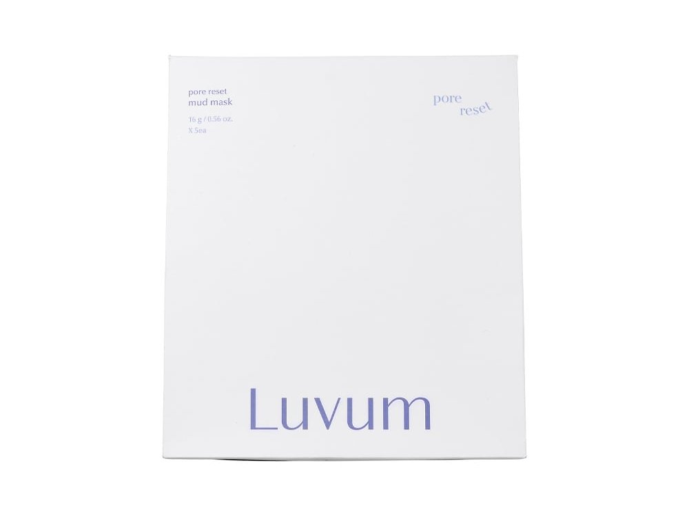 Luvum Pore Reset Mud Mask Μάσκα Προσώπου με Σμηγματορυθμιστική Δράση, 5τμχ