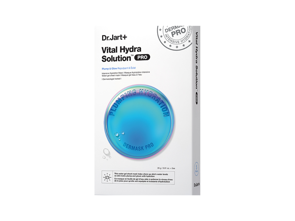 Dr. Jart+ Dermask Vital Hydra Solution Pro, Μάσκα Προσώπου για Ενυδάτωση, 26g