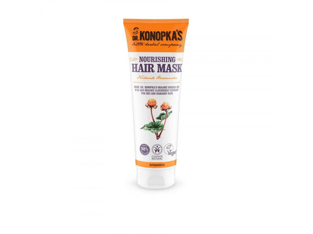 Dr.Konopka's Nourishing Hair Mask, Mάσκα θρέψης Μαλλιών, για ξηρά και φθαρμένα μαλλιά, 200ml