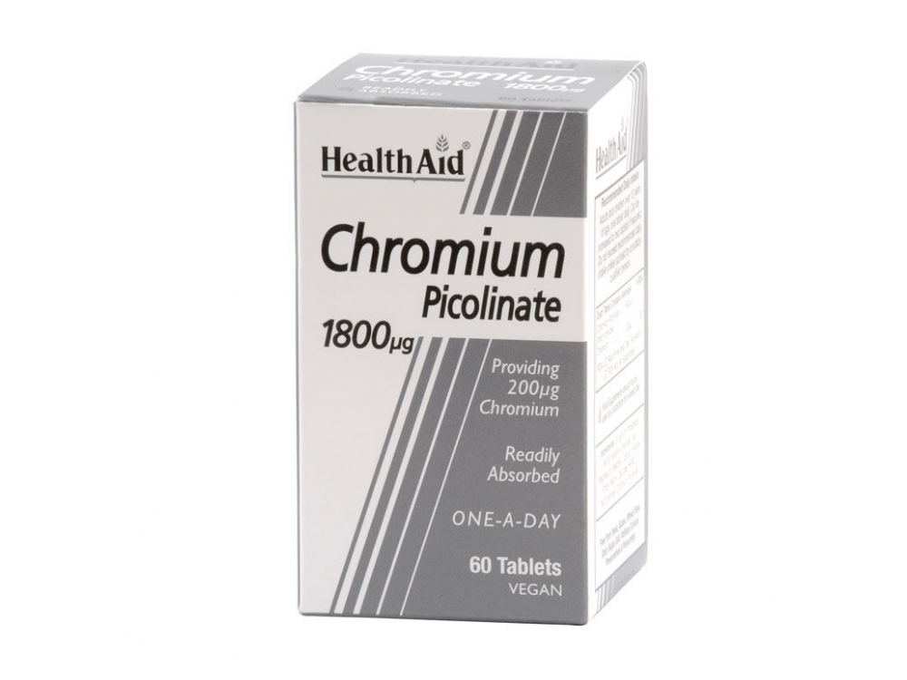 Health Aid Chromium Picolinate 1800μg 60tabs