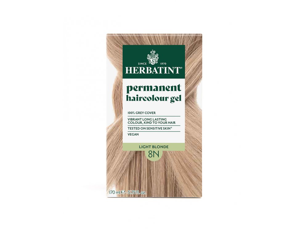 Herbatint Μόνιμη Φυτική Βαφή 8N Ξανθό Ανοιχτό, Light Blonde, 170ml