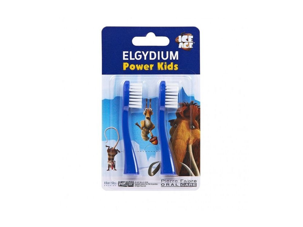 Elgydium Power Kids Refill I.A. Blue Ανταλλακτικά 2τμχ