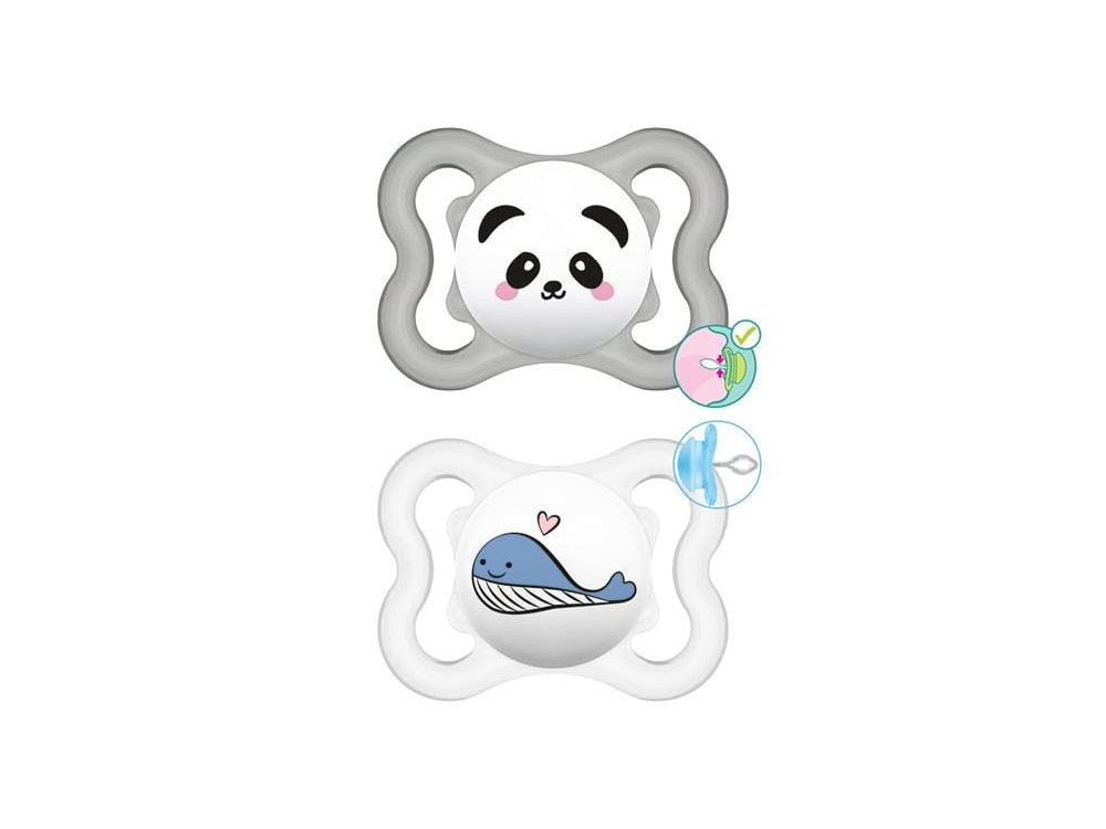 Mam Supreme, Πιπίλα Σιλικόνης 2-6m, 2τεμ