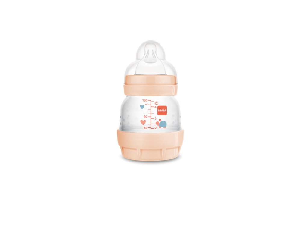 Mam Easy Start Anti-Colic Better Together Μπιμπερό Πλαστικό 0m+ Χρώμα Πορτοκαλί 353SG, 130ml.