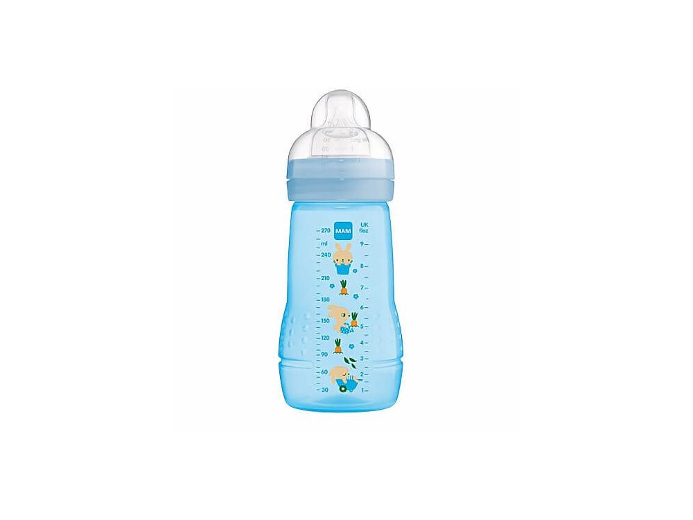 Mam Easy Active, Μπιμπερό με θηλή σιλικόνης 2m+, 270ml