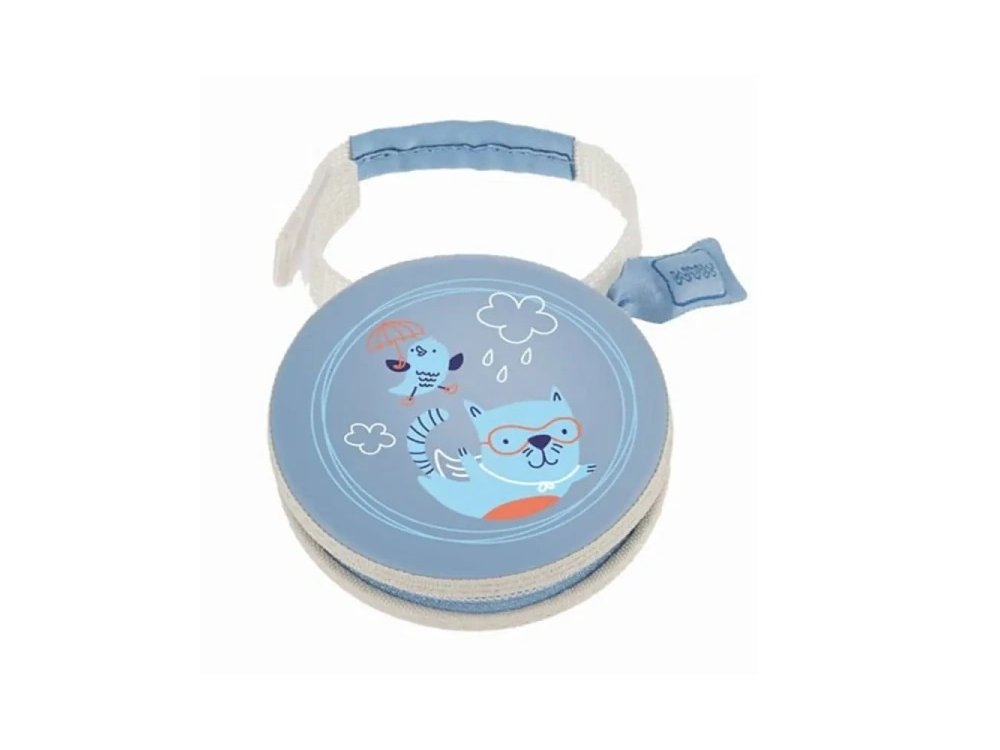 Mam Pod, Θήκη Μεταφοράς για 2 Πιπίλες 0+ μηνών Μπλε, 1τμχ