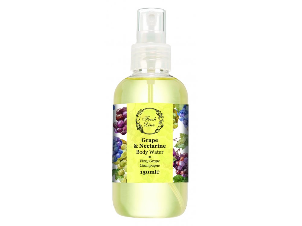 Fresh Line  Grape & Nectarine, Σταφύλι & Νεκταρίνι Body Water 150ml