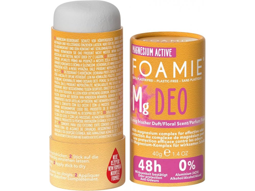 Foamie Solid Deodorant Happy Day Στερεό Αποσμητικό σε Μορφή Στικ, 40gr