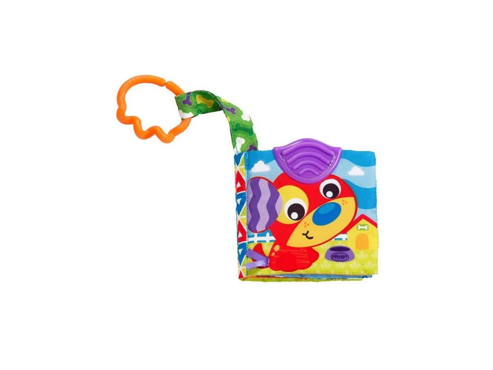 PlayGro A Day at the Farm Teether Book, Βιβλίο & Παιχνίδι Οδοντοφυΐας 2 σε 1, 1τμχ