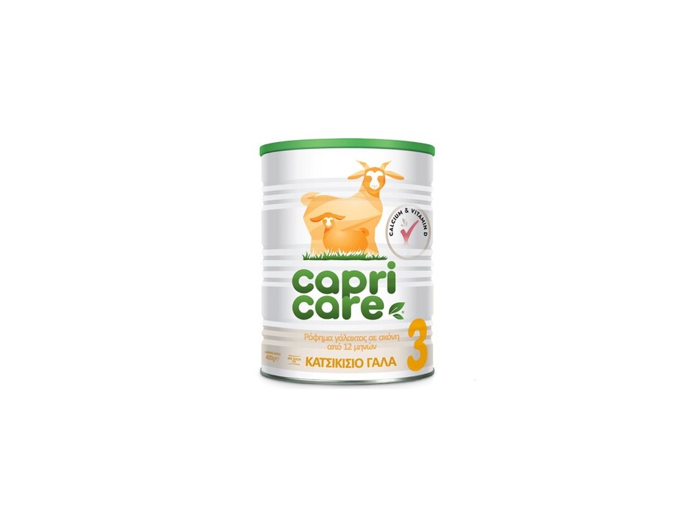Capricare 3 Βρεφικό Γάλα με βάση το πλήρες κατσικίσιο γάλα, από τον 12ο μήνα, 400gr