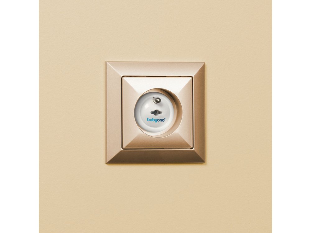 BabyOno Safety Power Outlet Sockets, Προστατευτικά για πρίζες, 6τμχ