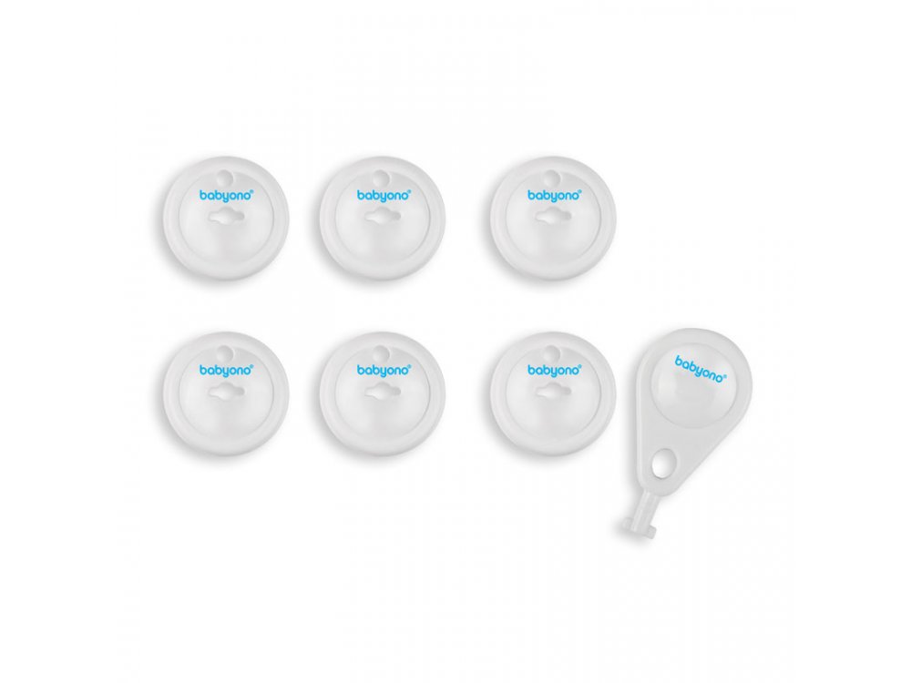 BabyOno Safety Power Outlet Sockets, Προστατευτικά για πρίζες, 6τμχ