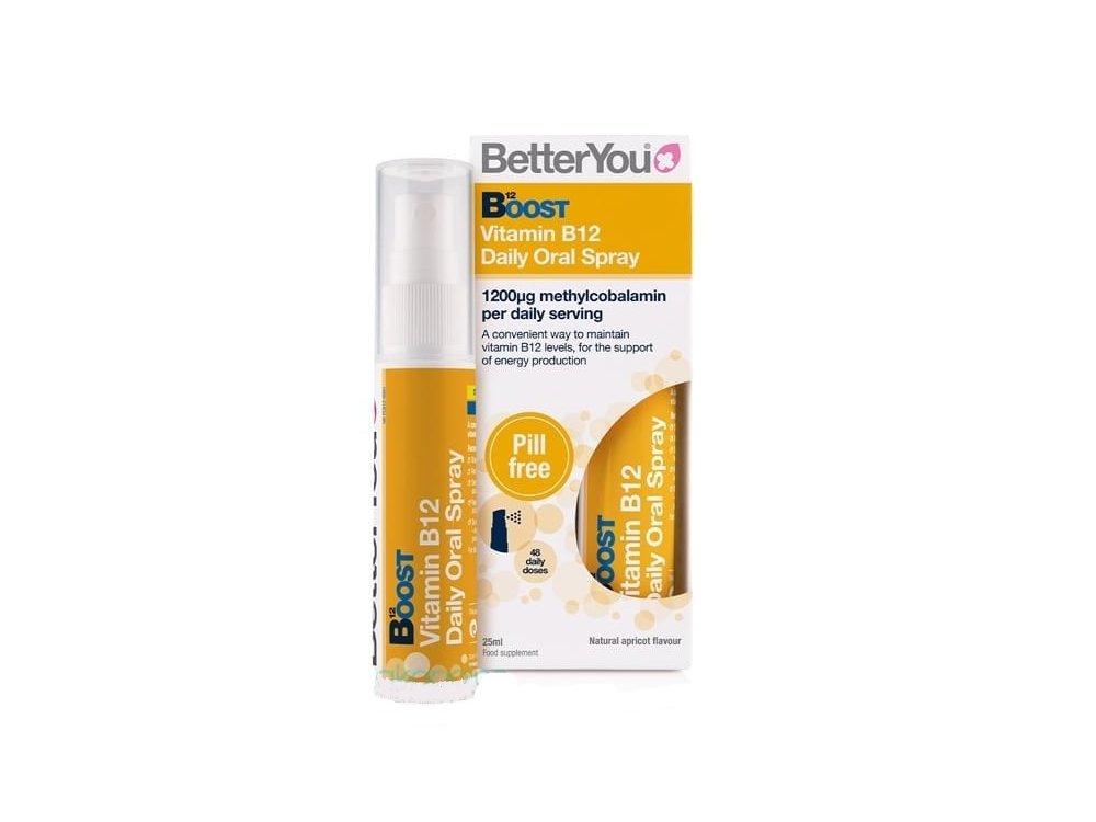 BetterYou Boost B12 Συμπλήρωμα Διατροφής B12 σε Υπογλώσσιο Spray, 25ml