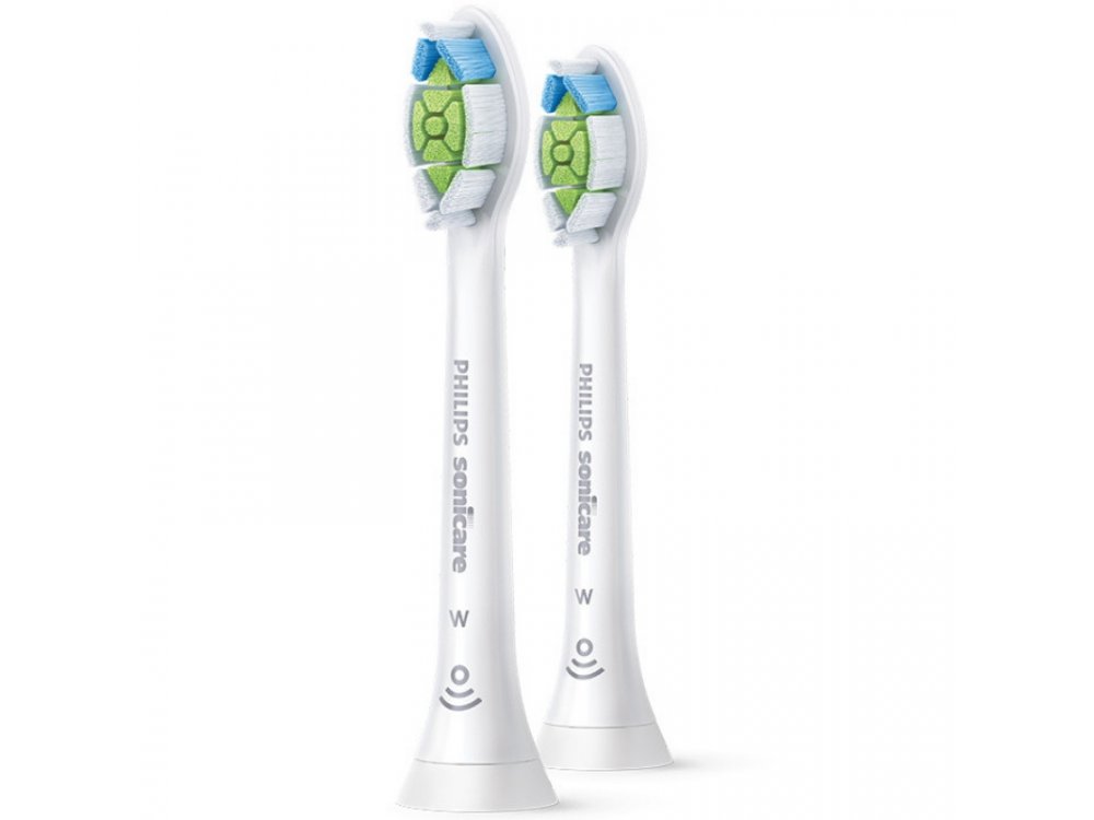 Philips Sonicare W2 HX6062/10 Optimal White, Ανταλλακτικές Κεφαλές Οδοντόβουρτσας, 2τμχ