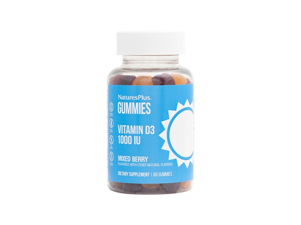 Nature's Plus Vitamin D3 1000iu Mixed Berry, Βιταμίνη για το Ανοσοποιητικό, 60gummies