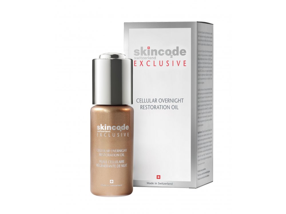 Skincode Cellular Overnight Restoration Oil  - Ορός ελαίων για ξηρό δέρμο 30ml