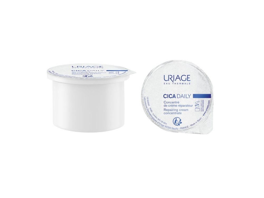 Uriage Cica-Daily Repairing Cream Refill Concentrate, Ανταλλακτικό Κρέμα για Ενυδάτωση & Σύσφιξη, 50ml