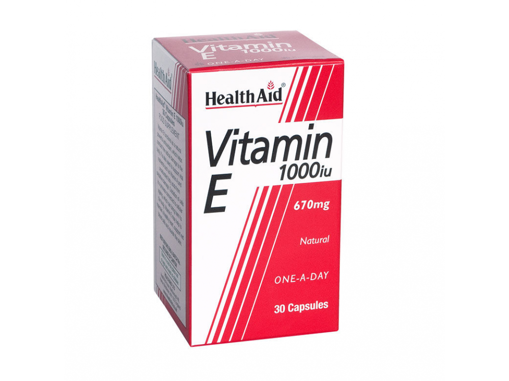 Health Aid Vitamin E 1000iu 30softgels