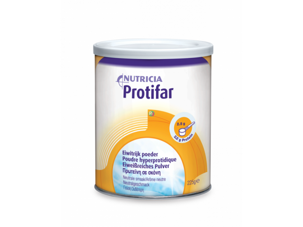 Nutricia Protifar Υπερπρωτεϊνικό Θρεπτικό Σκεύασμα σε μορφή σκόνη, 225gr
