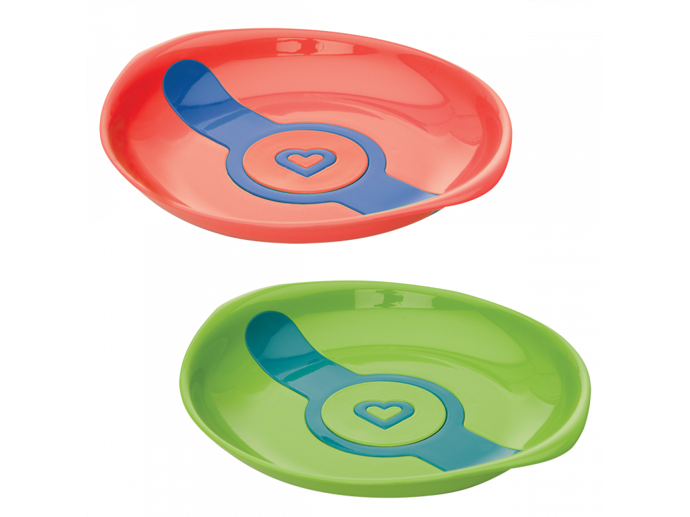 Munchkin White Hot Plates, Πιάτα με Ένδειξη Θερμότητας,σετ 2τμχ