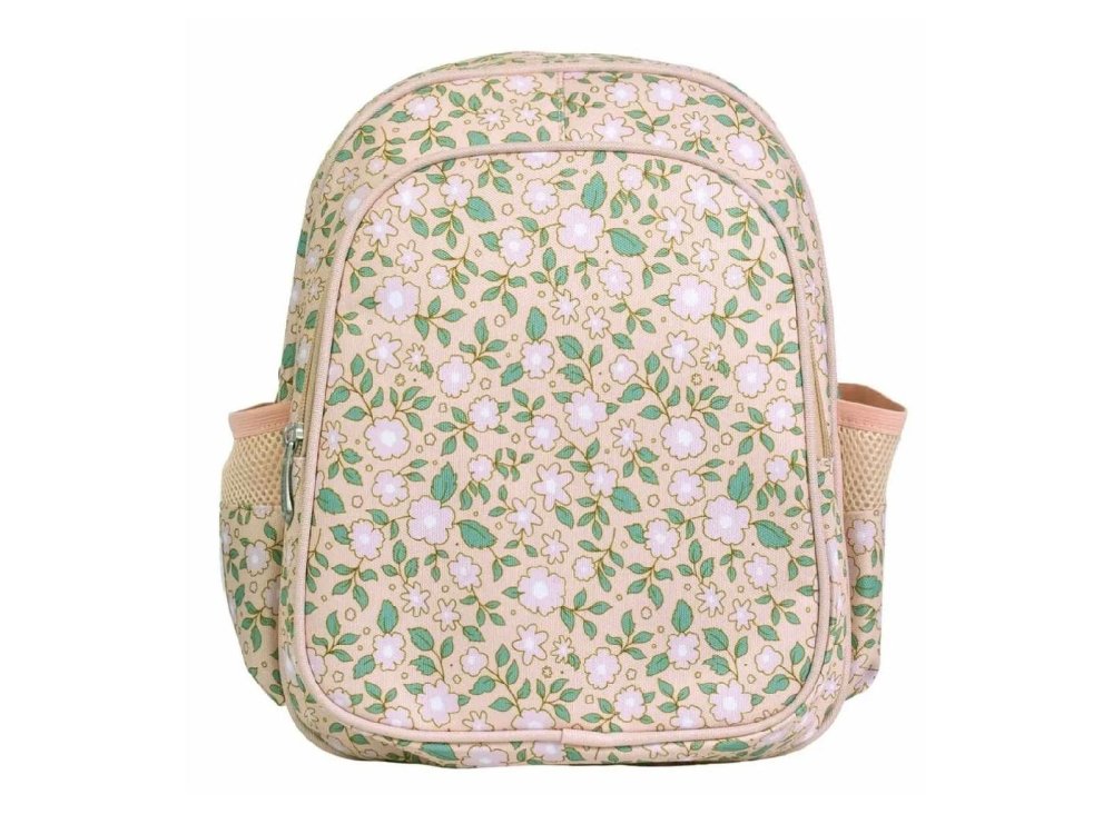 A Little Lovely Backpack Σακίδιο-Τσάντα Πλάτης με Ισοθερμική Θήκη, Blossoms Pink, 27x32εκ.