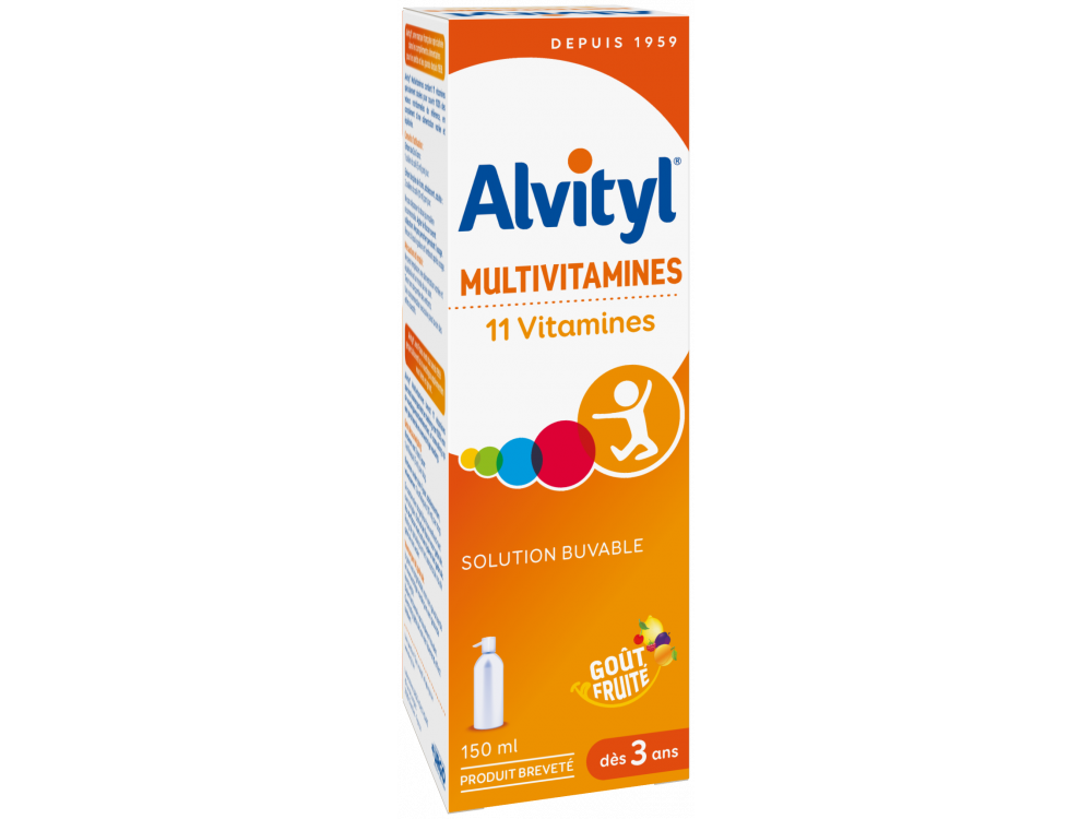 Alvityl Vitalite – Πολυβιταμινούχο συμπλήρωμα διατροφής με 11 βιταμίνες, 150ml