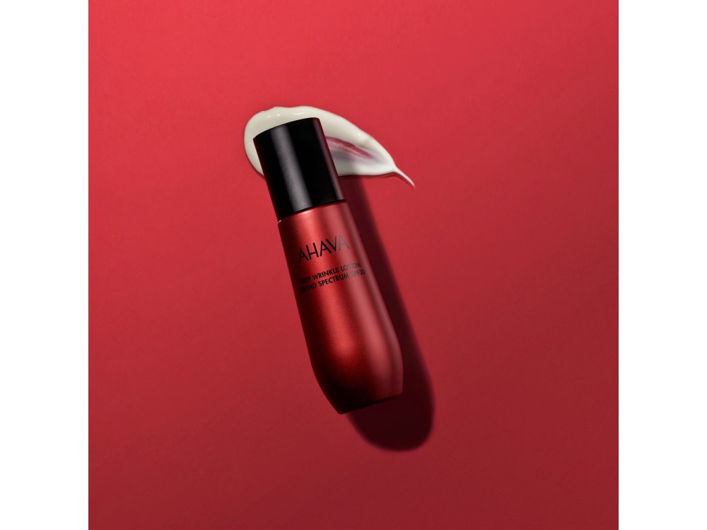 Ahava Apple Of Sodom Deep Wrinkle Lotion Broad Spectrum Spf30, Λοσιόν Με Αντιγηραντική Δράση Για Λείανση των Ρυτίδων, 50ml