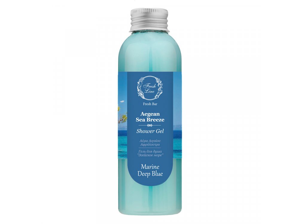 Fresh Line Αegean Sea Breeze Shower Gel, Θαλασσινη Αύρα Αιγαίου  Αφρόλουτρο 200ml