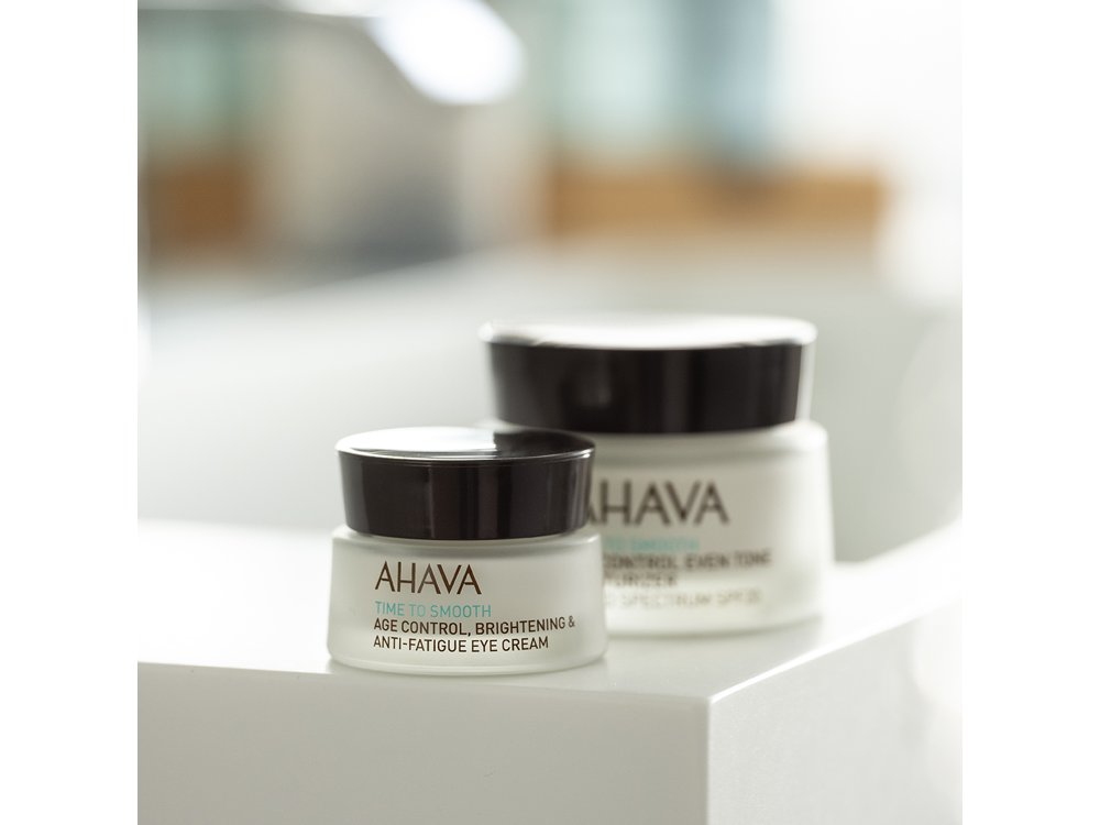 Ahava Age Control Brightening and Anti-Fatigue Eye Cream, Κρέμα Ματιών Υψηλής Ενυδάτωσης, 15ml