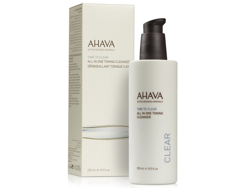 Ahava Time To Clear All-In-One Toning Cleanser, Γαλάκτωμα Καθαρισμού Προσώπου & Ματιών, 250ml