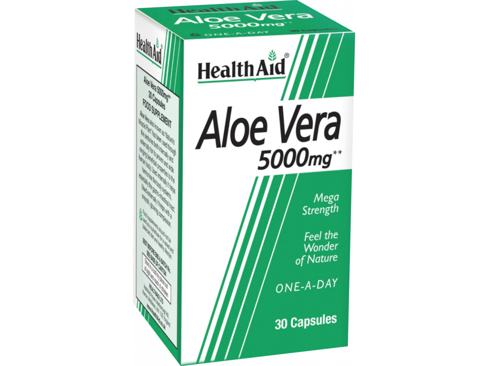 Health Aid Aloe Vera 5000mg 30caps
