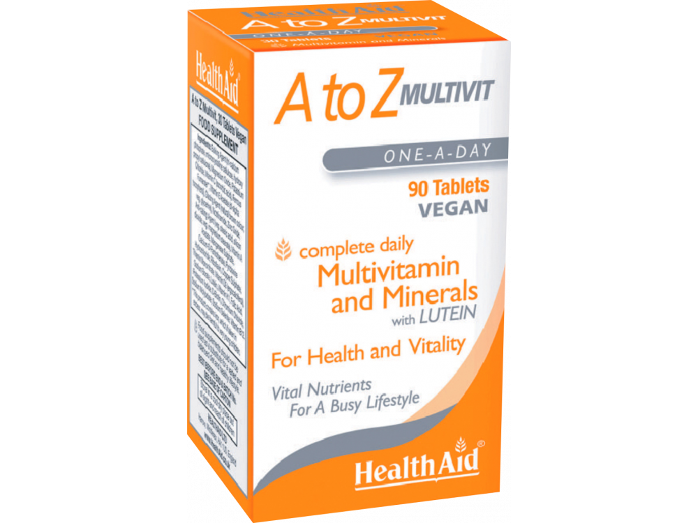 Health Aid AtoZ Active MultiVitamin 90tabs