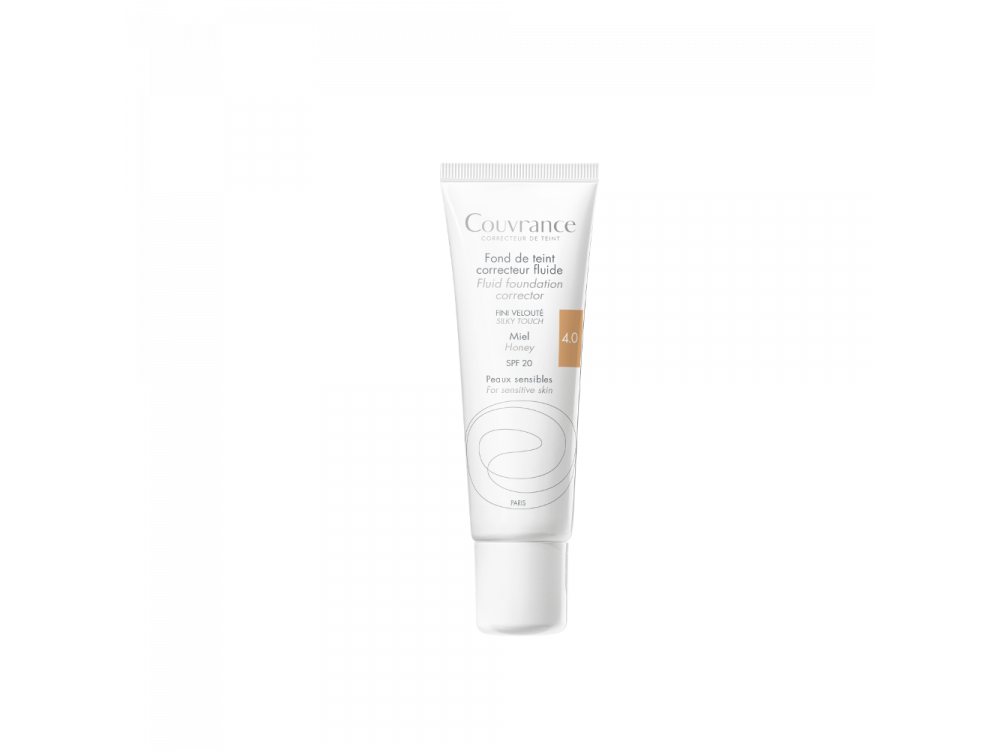 Avene Υγρό Διορθωτικό Make Up - Fond De Teint Correcteur Fluide Miel 4.0 SPF20 30ml